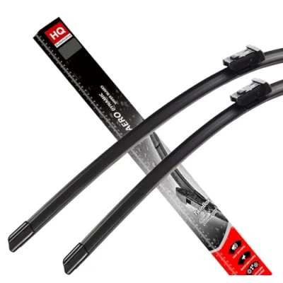 Image of HQ AUTOMOTIVE Front Windscreen Wiper Blades fits TOYOTA Avensis 2pcs Replacement T27 2008 onwards Graphite Coated Natural Rubber No Smear Judder Free Model ADA61 624 V1