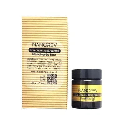 Image of Nanorev Skin Care Cream for Acne and Eczema Treatment with NanoHerbs No2 Formula 30ml