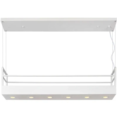 Image of Miravelle Cottage Bar Pendant Light 6xGU10 White