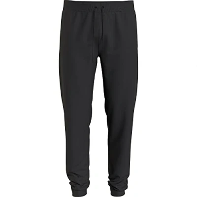 Image of Tommy Jeans Men&#039;s Tjm Slim Fleece Sweatpant Dm0dm15380 Sweatpants, Black, M