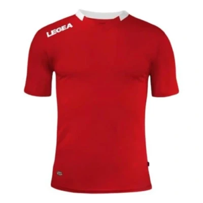 Image of LEGEA, Monaco MC Shirt, RED White, L, Unisex