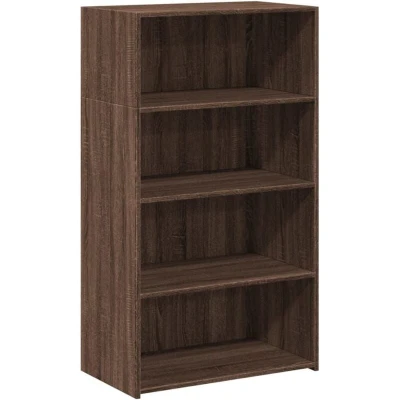 Image of vidaXL Highboard Brown Oak 70x41x124 cm Engineered Wood