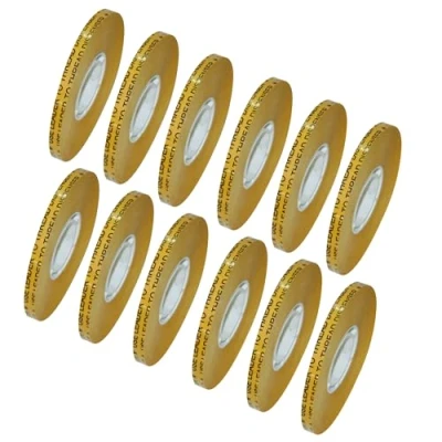 Image of JVCC ATG 7502 Tape: 1/4 in. x 36 yds. (Clear Adhesive on Gold Liner) [12 Pack]