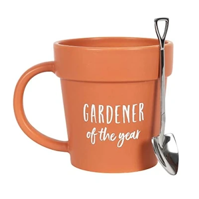 Image of something different Gardener of the Year Mug &amp; Sppon Gift Set