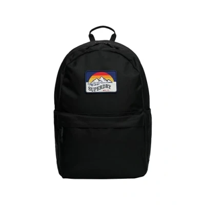 Image of Superdry CLASSIC PATCH MONTANA women&#039;s Backpack in Black