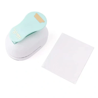 Image of We R Memory Keepers Advantus Tab Punch File,Blue,11.4 x 8.9 7 cm