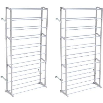 Image of vidaXL 2 x Shoe Rack