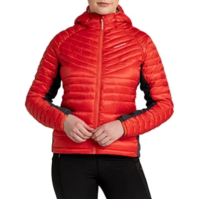 Image of Craghoppers Womens ExpoLite Hooded Jacket Ember Orange XXL