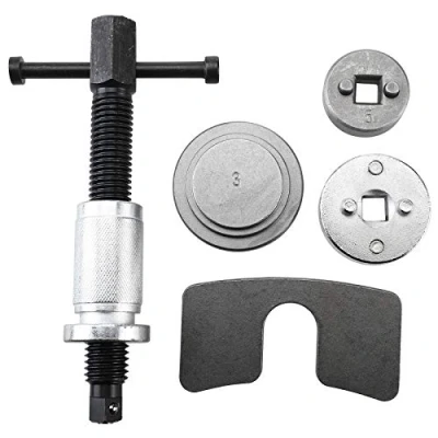 Image of FreeTec 5pcs Brake Caliper Piston Wind Back Tool Compatible with Audi VW Golf Polo T4 T5 Universal Repair