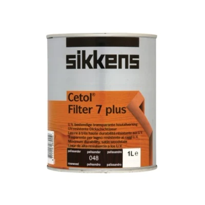Image of Sikkens SIKCF7PRW 1L Cetol Filter 7 Plus Translucent Woodstain Rosewood