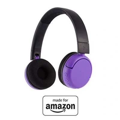 Image of Made for Amazon, BuddyPhones Pop Time in Purple, ages 815