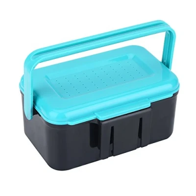 Image of VGEBY Fishing Bait Box, Worm Tackle Box Hooks Baits Holder Storage Accessories Supplies