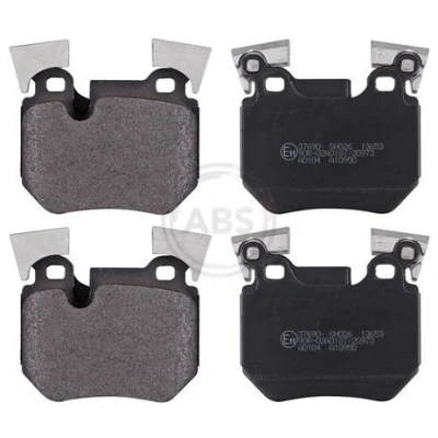 Image of 34216784808, 34216791421, 34216797863 Brake pad set A.B.S. 37690 prepared for wear indicator BMW: 3 Saloon, Coupe, Touring
