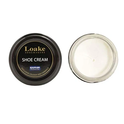 Image of Loake Neutral Cream Polish By Saphir Exclusive Colour And Formula Leather