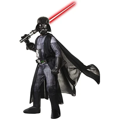 Image of Star Wars Costume, Kids Premium Sith Lord Darth Vader Outfit, Small, Age 3 4 years, HEIGHT 3’ 8 4&#039; 0&quot;