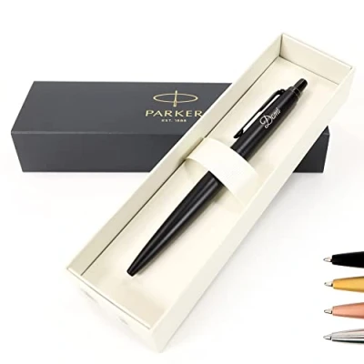 Image of Personalised Custom Parker Jotter XL Monochrome Pen + Gift Box Design A Truly Unique Present Laser Engraved Black