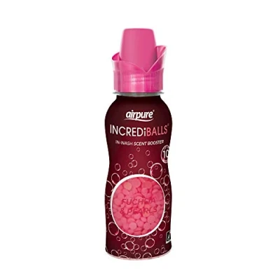 Image of INCREDiBALLS in Wash Scent Booster by Airpure, Enough for 10 Washes, Add to Laundry Long Lasting Fresh Household Fabrics, Keep Home &amp; Office Smelling Clean Fuchsia Pearls Fragrance