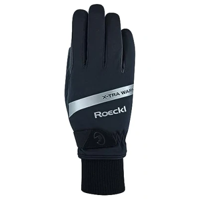 Image of Roeckl Sports equestrian gloves WYNNE, winter riding glove, black 8,5
