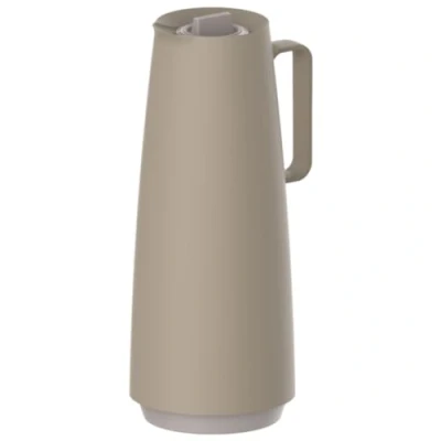 Image of Tramontina Thermal Flask with Interior Glass Container (Beige, 1.0l)