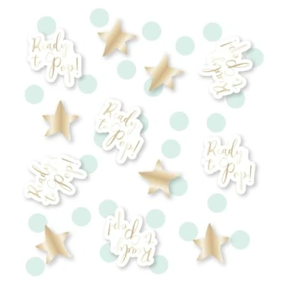 Image of Amscan 9910287 Ready to Pop Baby Shower Table Confetti Scatters 14g