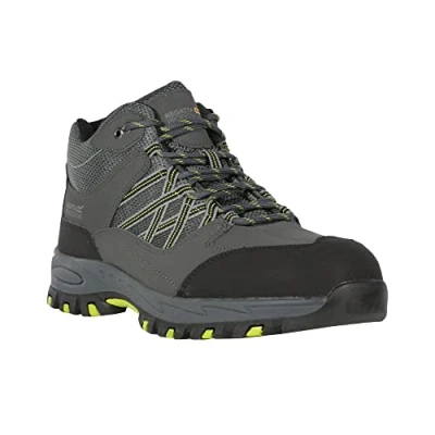 Image of Regatta Professional Mens Grey Sandstone Safety Hiker Boots, Size: UK 10