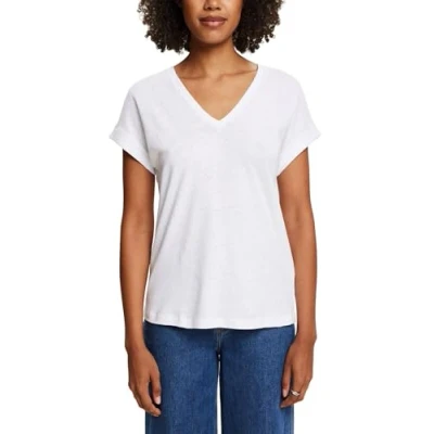 Image of Esprit Basic Tshirt, Women&#039;s, Size: XL, White
