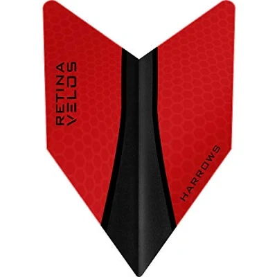 Image of Harrows Retina X Dart Flights Extra Strong Velos 10 sets (30) (Red)