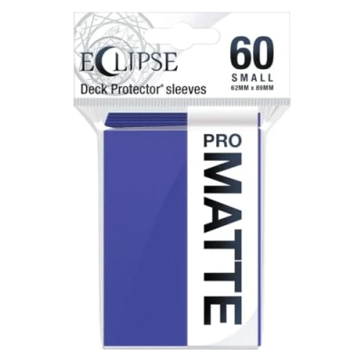 Image of Ultra Pro E 15646 Eclipse Matte Small Sleeves 60 Pack Royal Purple