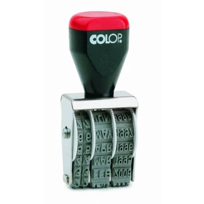Image of COLOP 04000 Date Stamp 108627 4mm Adjustable Traditional Rubber Line Dater