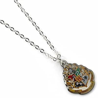 Image of Official Harry Potter Hogwarts Crest Link Chain Necklace by The Carat Shop