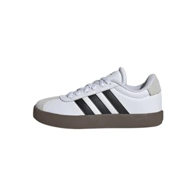 Image of adidas VL COURT 3.0 K boys&#039;s Children&#039;s Shoes (Trainers) in White