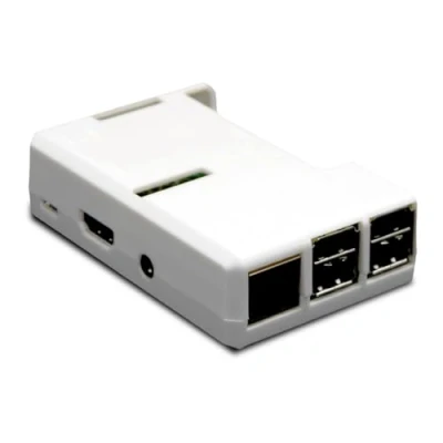 Image of SB Components Premium White Case for Raspberry Pi 3 B+, 3, 2B Protective Cover