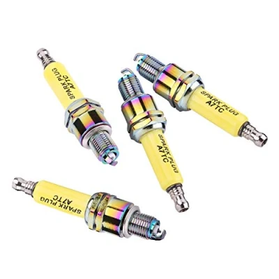 Image of Bujia A7Tc Ngk Spark Plugs, 4Pcs Metal Plugs Replacement for Motorcycle ATV Dirt Bike D8TC A7TC(A7TC)