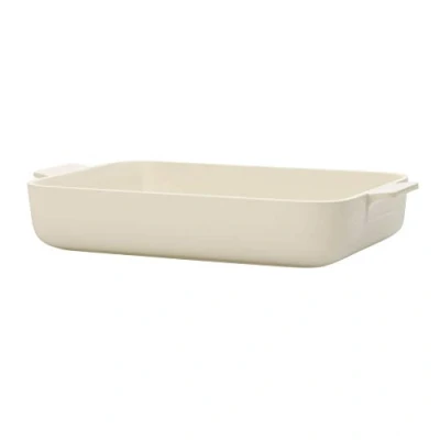 Image of Villeroy &amp; Boch Clever Cooking Rectangular Baking Pan, 34 x 24 cm, Premium Porcelain, White