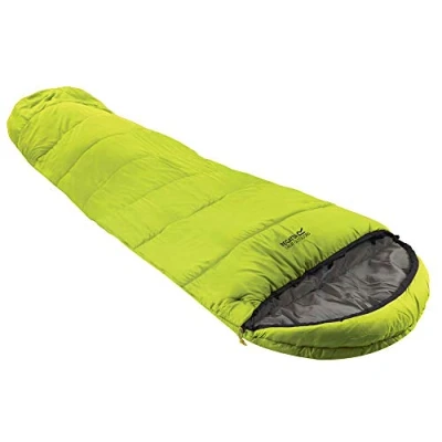 Image of Regatta Montegra 200 Unisex Adult Sleeping Bag, Lemon Lime, One Size, Yellow