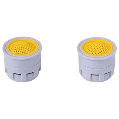 Image of Cornat TECWS507 Insert M16 / M18 Water Saving up to 70% with Seal Suitable for Standard Grey Plastic Aerator Inner Part Mixer Nozzle, Silver