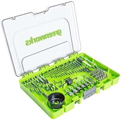 Image of Greenworks Drill and Screw bits (extensive Set of 60 Pieces Pick Click Suitable for All Drills Cordless Screwdrivers)