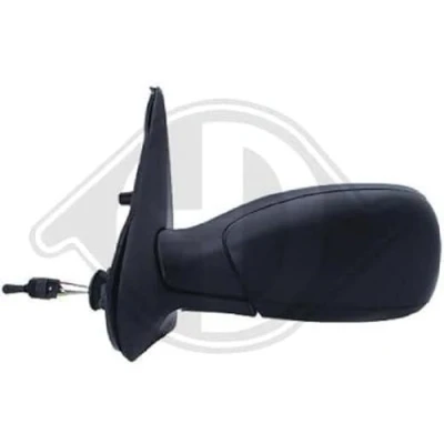 Image of 8149G3 Wing mirror DIEDERICHS 4232024 Right Convex, for manual adjustment PEUGEOT: 306 Hatchback