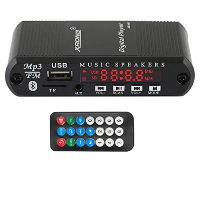 Image of Bluetooth Audio Receiver FM Radio,MP3 Digital Player,LED Display,SD Card/USB Playback 3.5mm Output