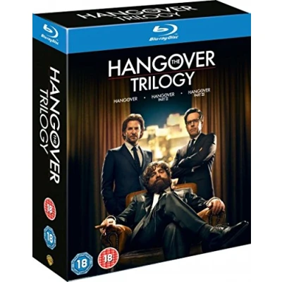 Image of Hangover Complete Movie Trilogy Film [3 Discs] Blu ray Collection Boxset: Part 1, 2, 3 + Extras