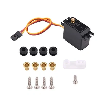 Image of RC Servo, Metal Gear Waterproof Servo Remote Control Accessory for 1/16 1/14 1/12 Car