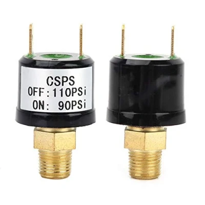 Image of Air Pressure Control Switch, 90 110 PSI Compressor Switch for Automobile Suspension System, Tractors, Pump,