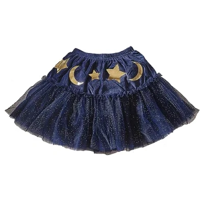 Image of Ginger Ray Girls Halloween Navy Wizard Tutiu Dress Up for Costume Parties Age: 5 7 Years