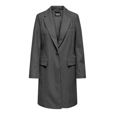 Image of ONLY Women&#039;s Onlnancy Life Coat Cc OTW, Dark Grey Blend, M