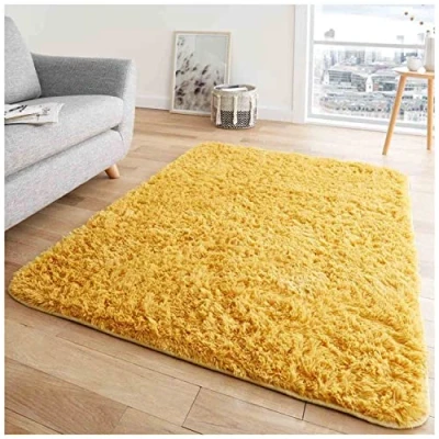Image of GC GAVENO CAVAILIA Large Rugs Living Room Rug Floor Carpet Extra Soft Non Slip Fluffy Bedroom Ochre 200X290