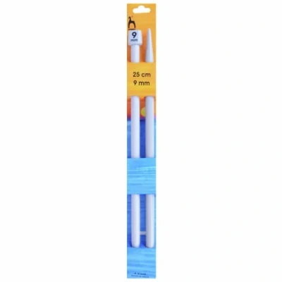 Image of Pony Single Ended Classic Knitting Pins, Multi Colour, 9mm