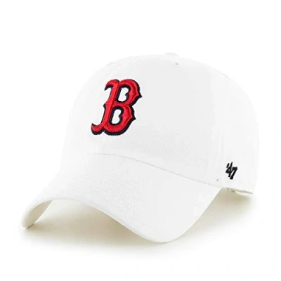 Image of 47 Boston Red Sox Adjustable Cap Clean Up MLB White One Size