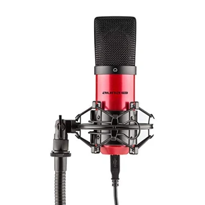 Image of auna Microphone Set MIC 900 RD White