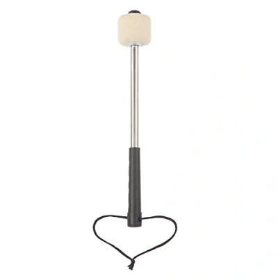 Image of Bass Drum Mallet, Durable Wool Felt Head Metal Drumstick Mallet Percussion Marching Band Accessory Part