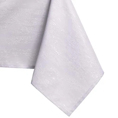 Image of AmeliaHome 100 x cm Tablecloth Stain Protection Lotus Effect Washable Water Repellent Ornament Lilac Vesta